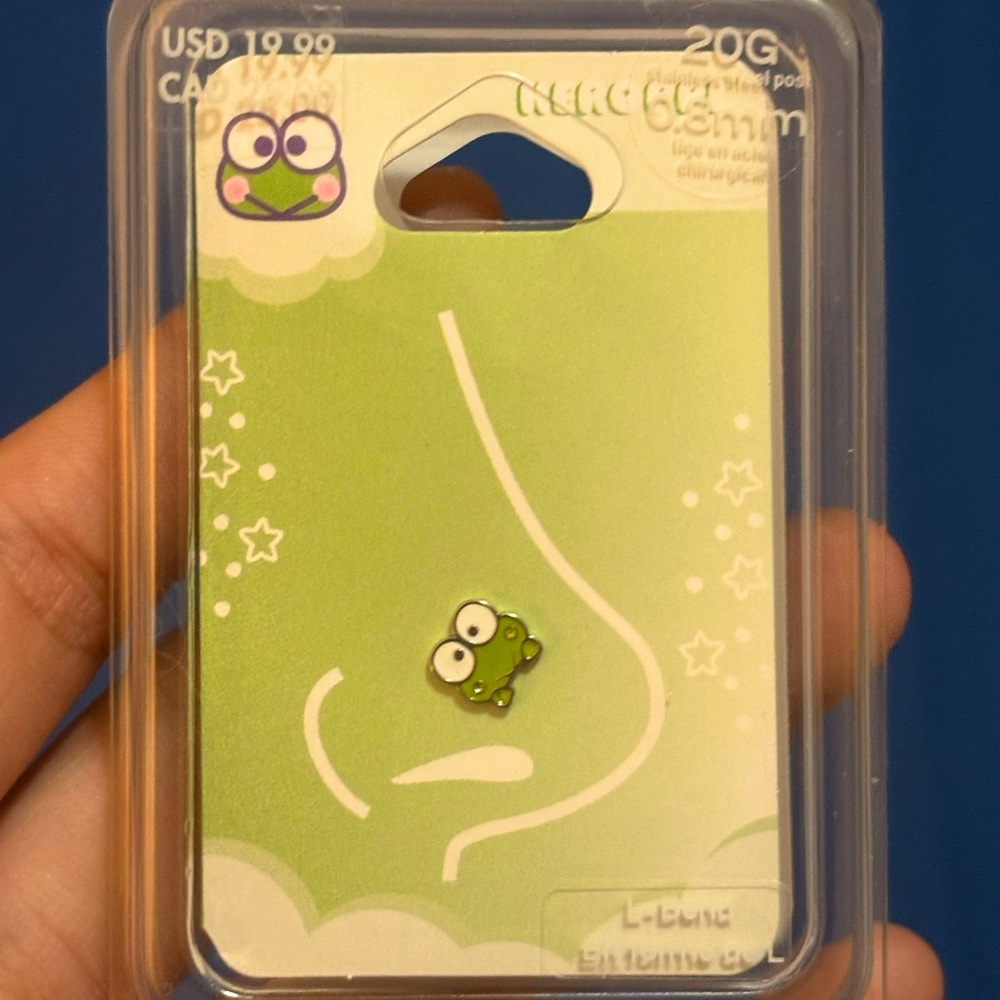 Keroppi Stainless Steel Nose Piercing